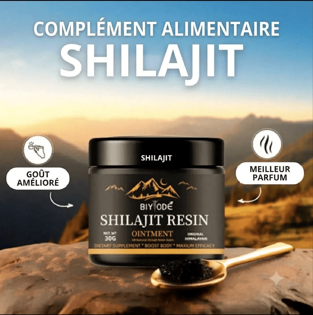 Shilajit 100% Pur 💎 Source d'Énergie Vitale de l'Himalaya