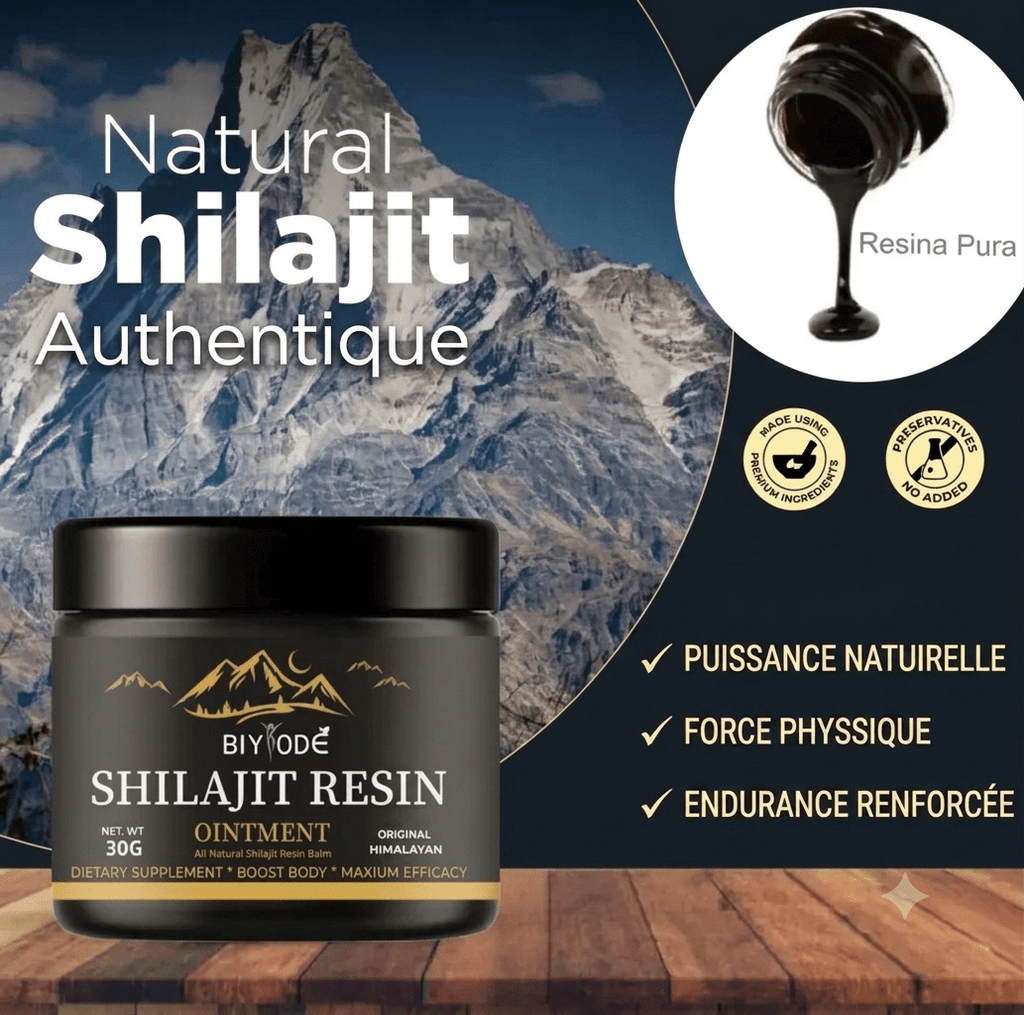 Shilajit 100% Pur 💎 Source d'Énergie Vitale de l'Himalaya