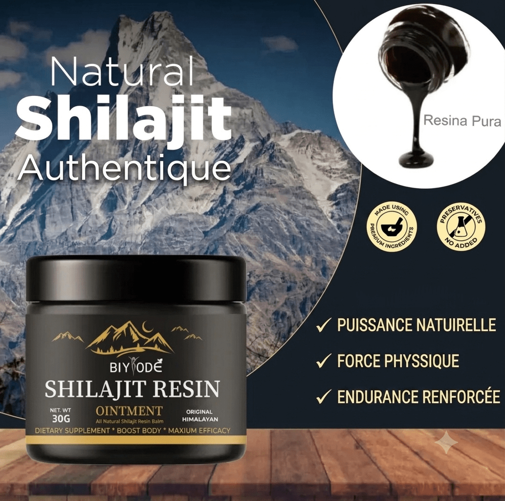 Shilajit 100% Pur 💎 Source d'Énergie Vitale de l'Himalaya