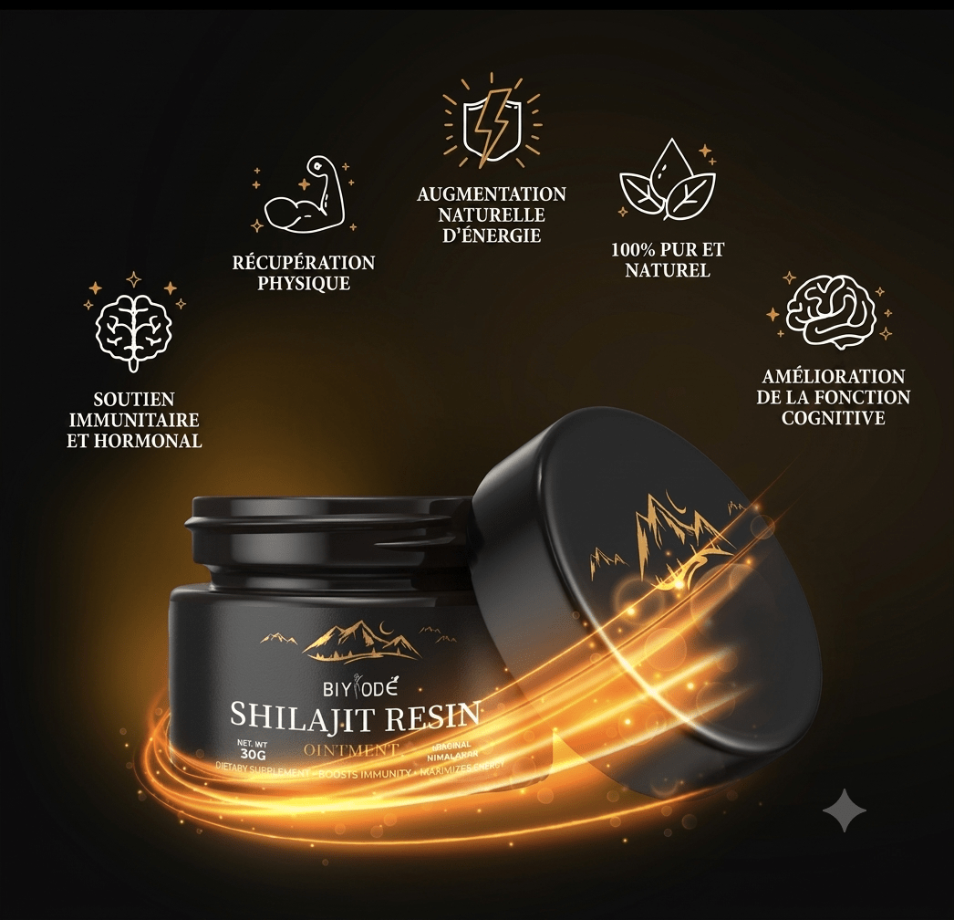 Shilajit 100% Pur 💎 Source d'Énergie Vitale de l'Himalaya
