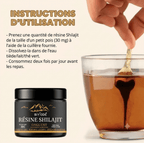Shilajit 100% Pur 💎 Source d'Énergie Vitale de l'Himalaya
